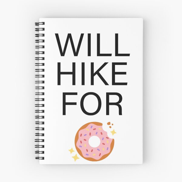 Item preview, Funny Graphic Hiking and Donut T-shirt Classic T-Shirt designed and sold by HikingInWindsor.