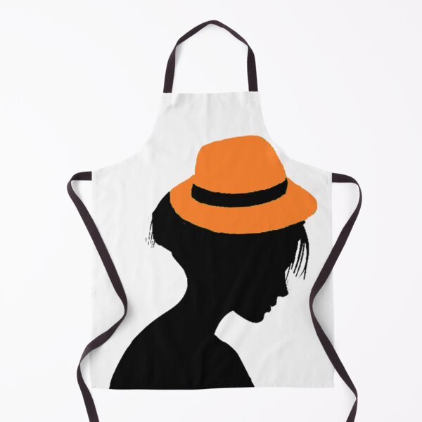 Item preview, LADY WITH ORANGE HAT designed and sold by Adri Barnard.