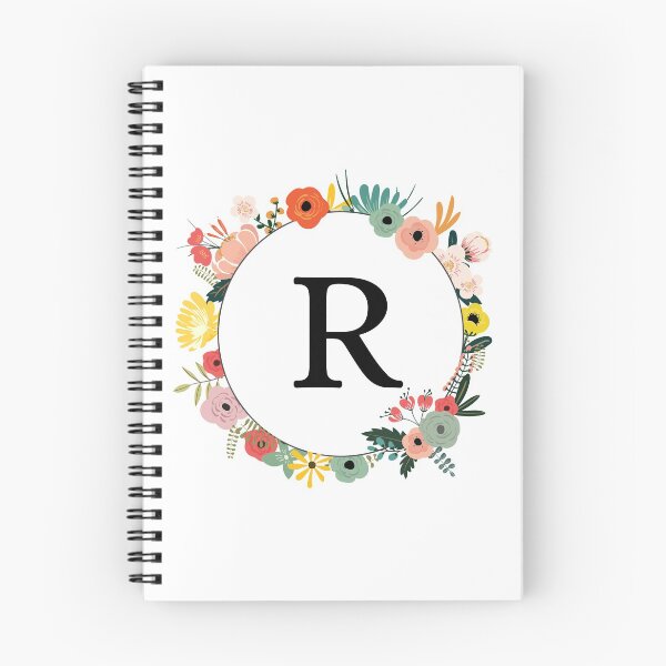 Item preview, Letter R Monogram with Flowers designed and sold by ShirleyDee.