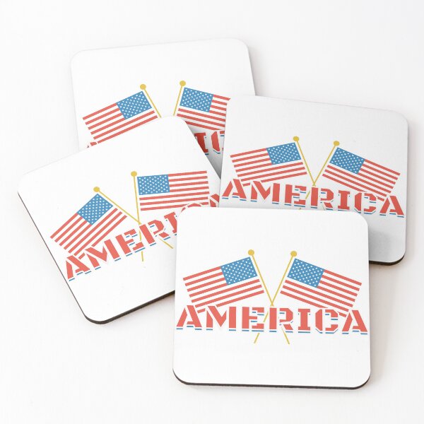 Item preview, America two american flags designed and sold by Phiiilo.