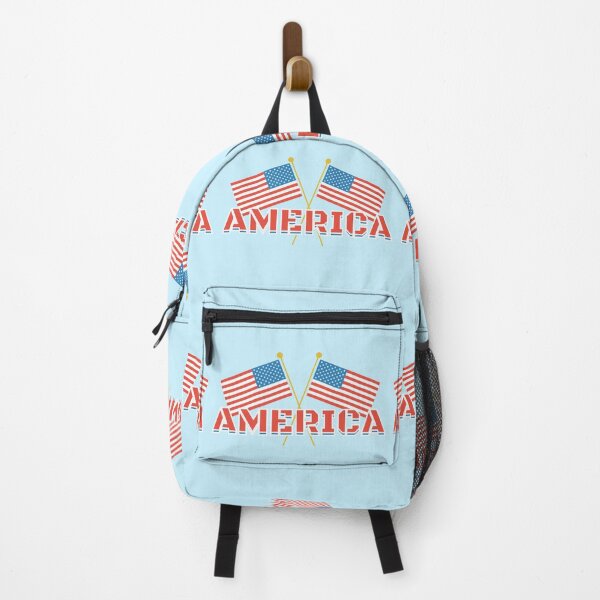Item preview, America two american flags designed and sold by Phiiilo.