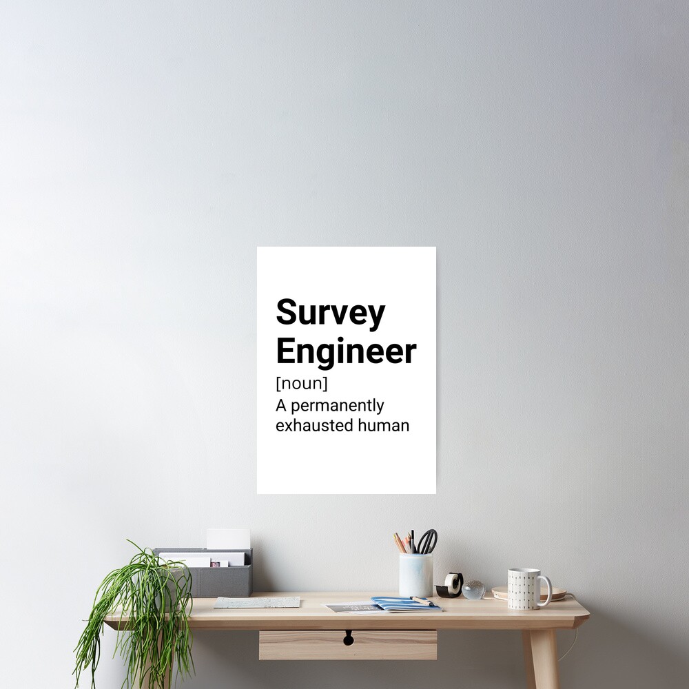 survey-engineer-definition-noun-poster-by-stemcareers-redbubble