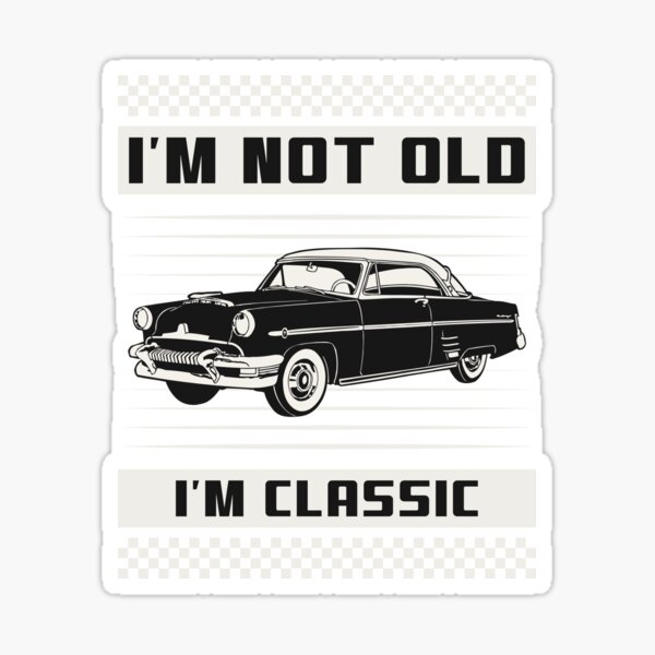 Retro car online decals