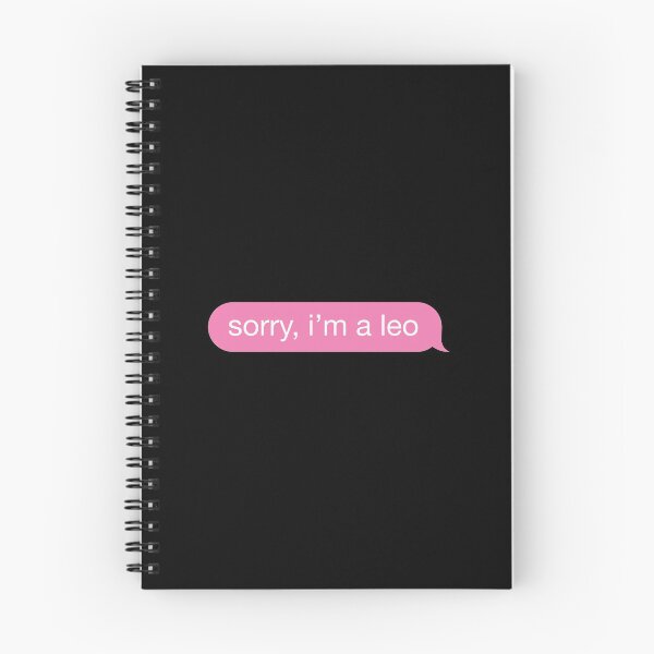 Item preview, Sorry, I'm A Leo Pink Phone Message designed and sold by OldDannyBrown.