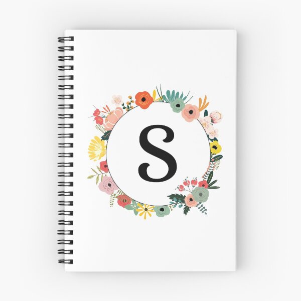 Item preview, Letter S Monogram with Flowers designed and sold by ShirleyDee.