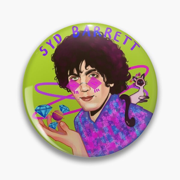 Item preview, Syd Barrett colourful illustration  designed and sold by StrangeColours.