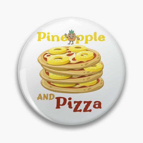 Item preview, pineapple and pizza designed and sold by Eman4design.