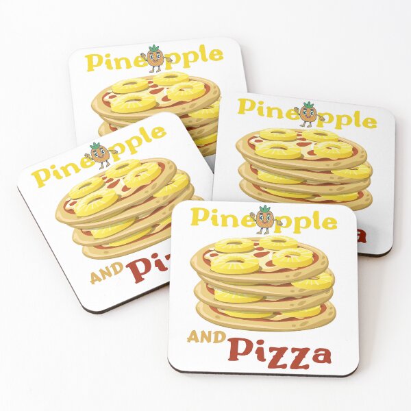 Item preview, pineapple and pizza designed and sold by Eman4design.