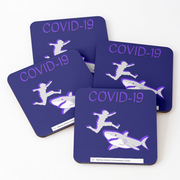 Item preview, Covid-19 Jumped The Shark designed and sold by OlympicsMerch.