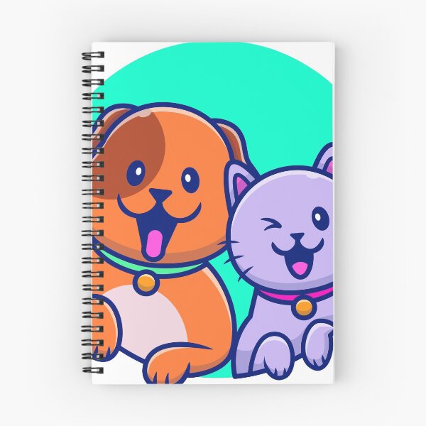 Item preview, Cute cat and dog designed and sold by LebrehDesign.