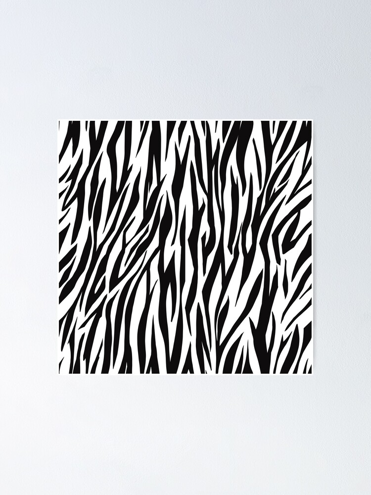 Thumbnail 1 of 3, Poster, Zebra pattern designed and sold by stavina.