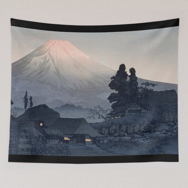 Item preview, Japanese Woodblock Art Mount Fuji From Mizukubo (1932) by Hiroaki Takahashi designed and sold by Designedbysm.