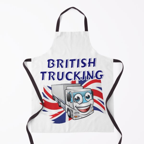Item preview, British Trucking HGV Lorry Truck and Union Jack Flag designed and sold by luvvvvvit.