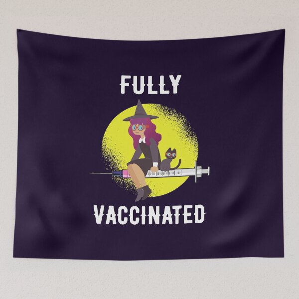 Item preview, Fully Vaccinated Witch III designed and sold by Lemon Pepper.