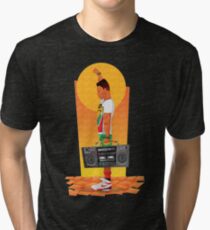 Sunset Boombox Tri-blend T-Shirt