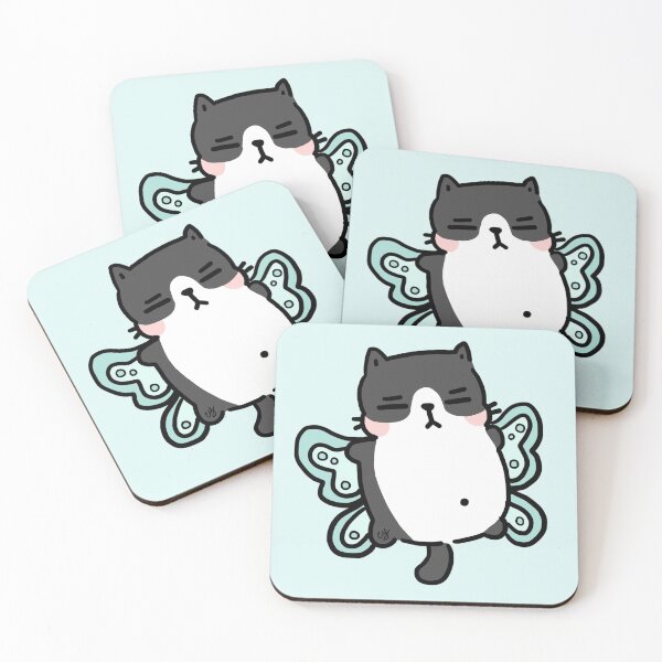 Item preview, Black and White Fairy Cat designed and sold by Atelier CM.