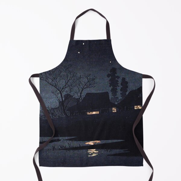 Item preview, Japanese Woodblock Art Starry Night (ca.1926–1927) by Hiroaki Takahashi designed and sold by Designedbysm.