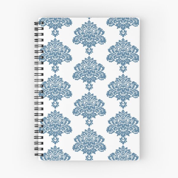 Item preview, Dramatic Damask in Blue designed and sold by OByD.
