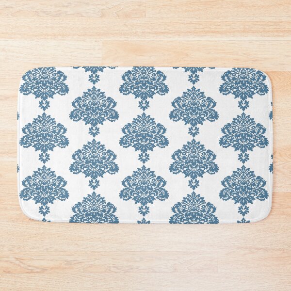Item preview, Dramatic Damask in Blue designed and sold by OByD.