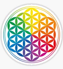 Blume des Lebens, Heilige Geometrie, Yoga Sticker