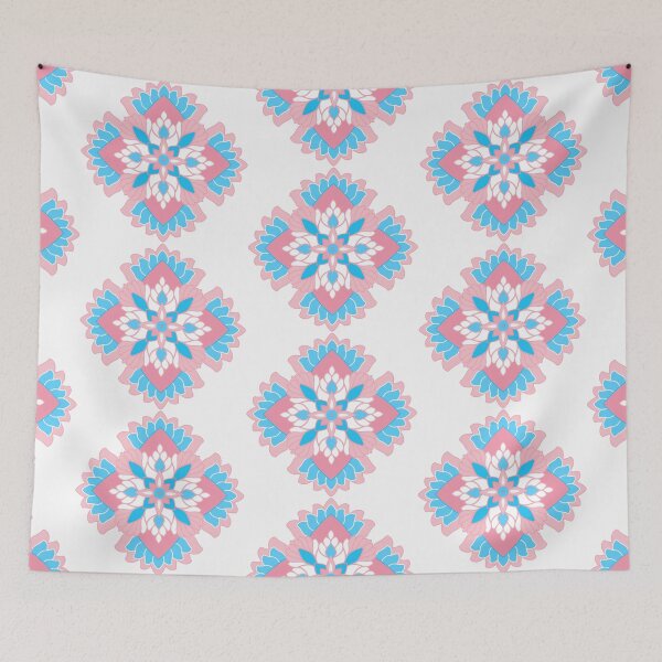 Item preview, Trans Pride Lily Lotus Mandala designed and sold by Siren-Cedes.