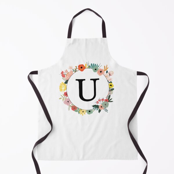 Item preview, Letter U Monogram with Flowers designed and sold by ShirleyDee.