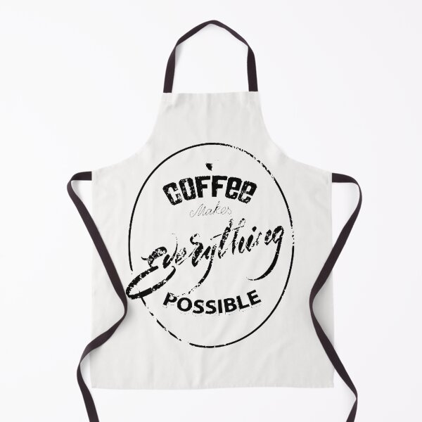 Item preview, Coffee Makes Everything Possible Logo Circle Black designed and sold by WearWolfDesigns.