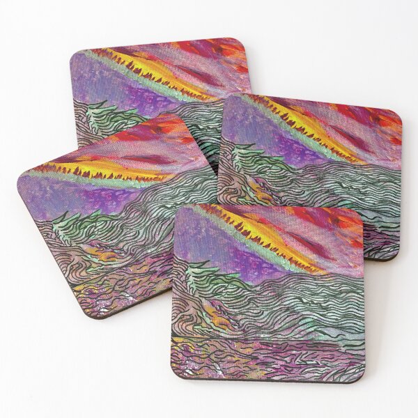 Item preview, Sunset on the Cliffs designed and sold by KatPaintsStuff.