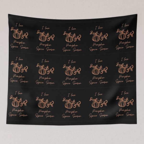 Item preview, I love pumpkin spice season - black designed and sold by Nerdycrayon.