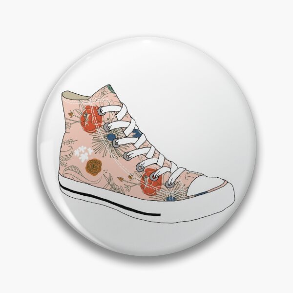 Item preview, floral print converse designed and sold by nora6143.