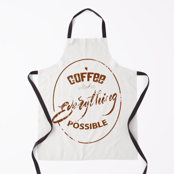 Item preview, Coffee Makes Everything Possible Logo Circle Brown designed and sold by WearWolfDesigns.