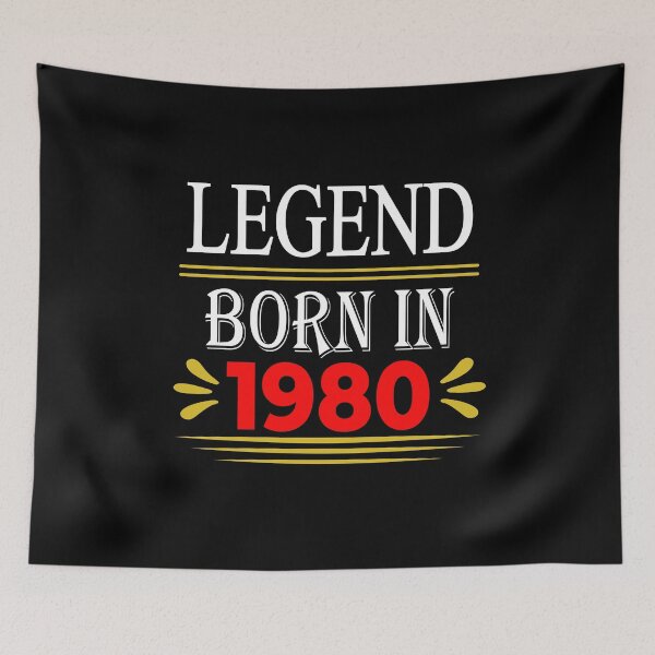 Item preview, Legend Born In 1980 designed and sold by ZiesMerch.