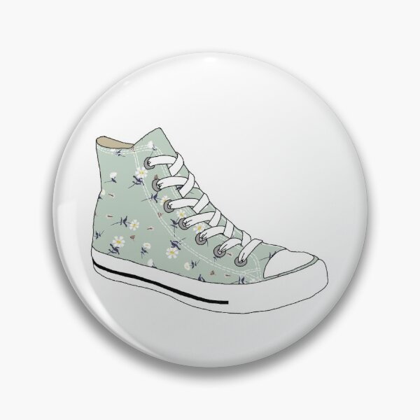Item preview, Floral print converse designed and sold by nora6143.