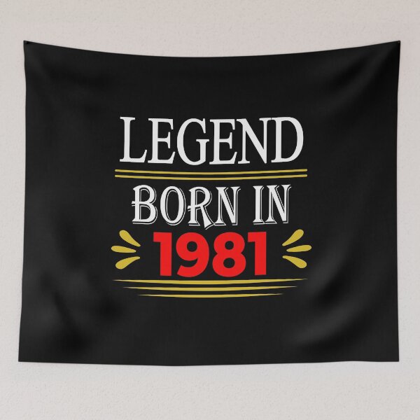 Item preview, Legend Born In 1981 designed and sold by ZiesMerch.