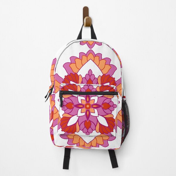 Item preview, Lesbian Pride Lily Lotus Mandala designed and sold by Siren-Cedes.
