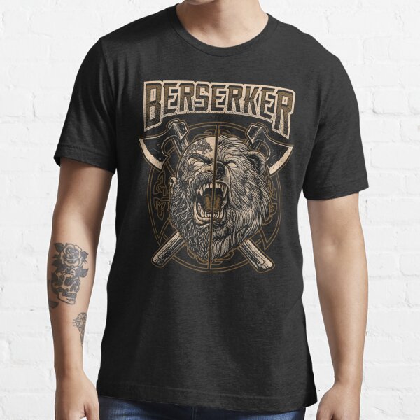 Norse Bear Shirt Bear Shirt Norse Norse Warrior Bear Shirt Berserk Bear  Warrior Odin's Runes Norse Compass Valhalla Vikings Shirt - Trendingnowe