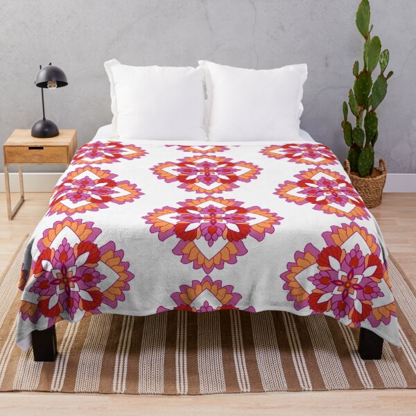Item preview, Lesbian Pride Lily Lotus Mandala designed and sold by Siren-Cedes.