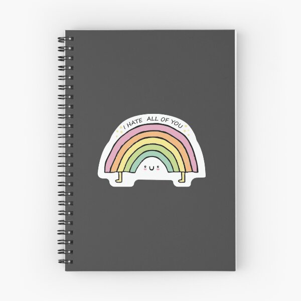 Item preview, I hate all of you rainbow designed and sold by sirineab.