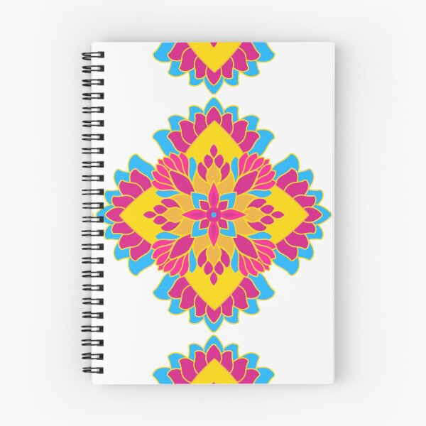 Item preview, Pansexual Pride Lily Lotus Mandala designed and sold by Siren-Cedes.