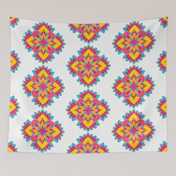 Item preview, Pansexual Pride Lily Lotus Mandala designed and sold by Siren-Cedes.