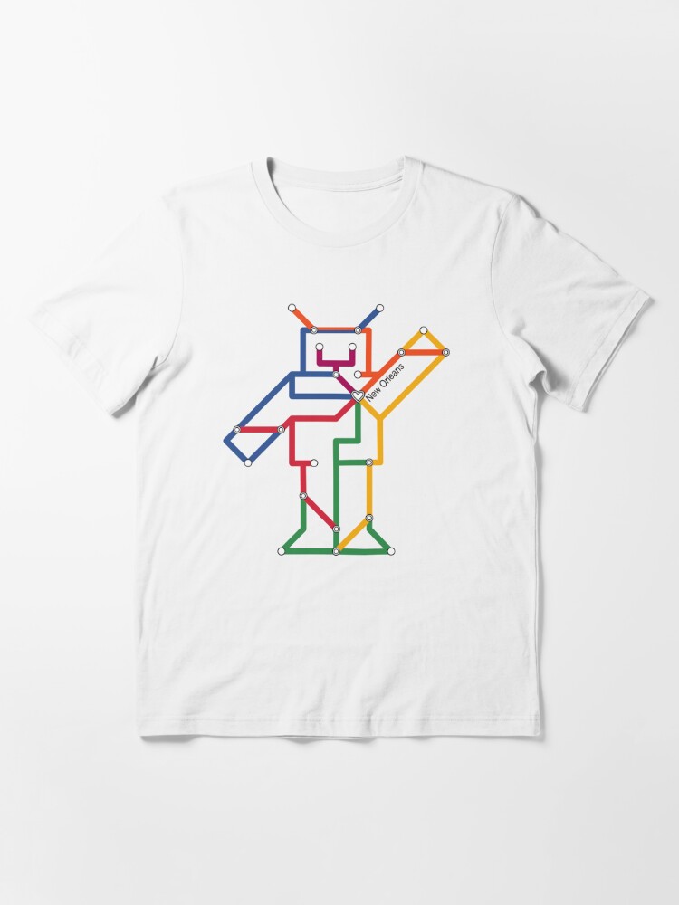 Alternate view of Robot: New Orleans Essential T-Shirt