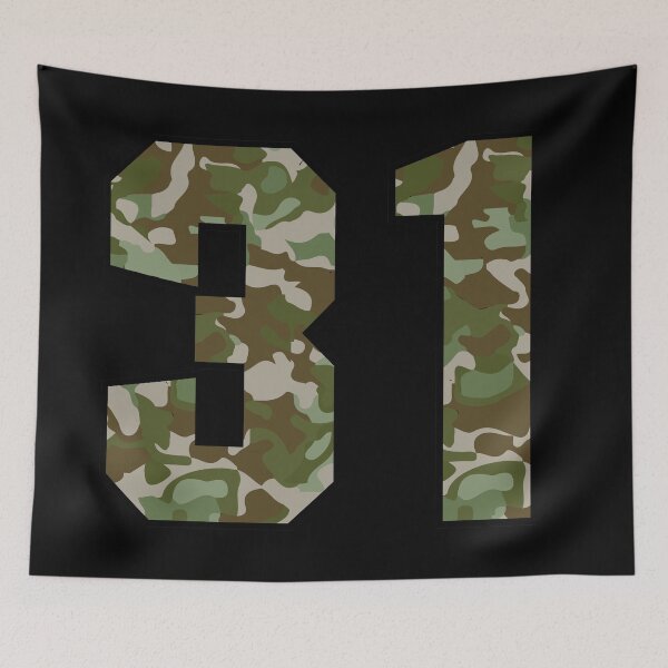 Item preview, Army Camouflage Number Thirty-one Soldiers Lucky Number 31 designed and sold by Urosek.