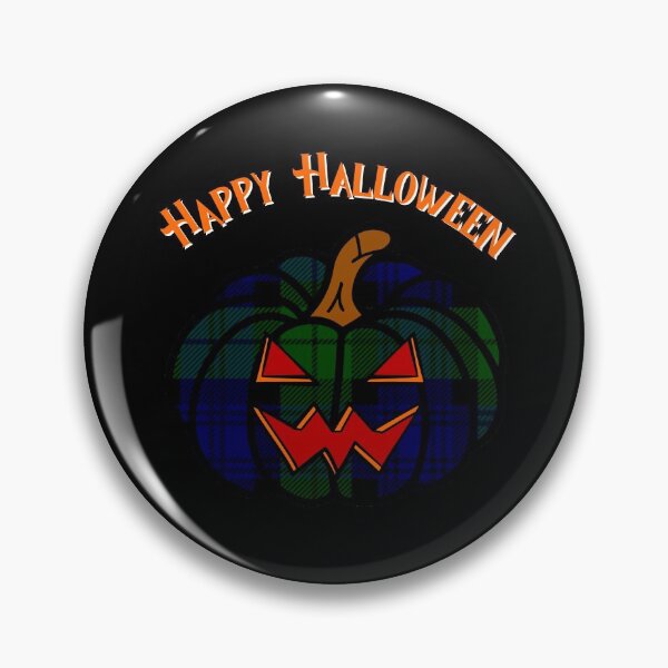 Item preview, Happy Halloween Yer Sassenach! | Campbell Tartan Pumpkin designed and sold by NineSevenFour.
