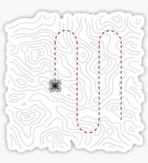 Drone mapping Sticker
