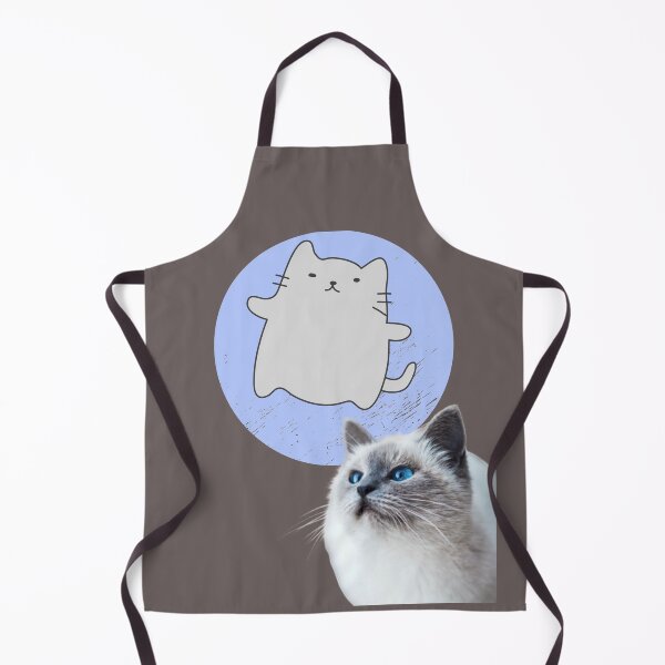 Item preview, Blue eyed kitten looks at the moon designed and sold by utopianpioneer.