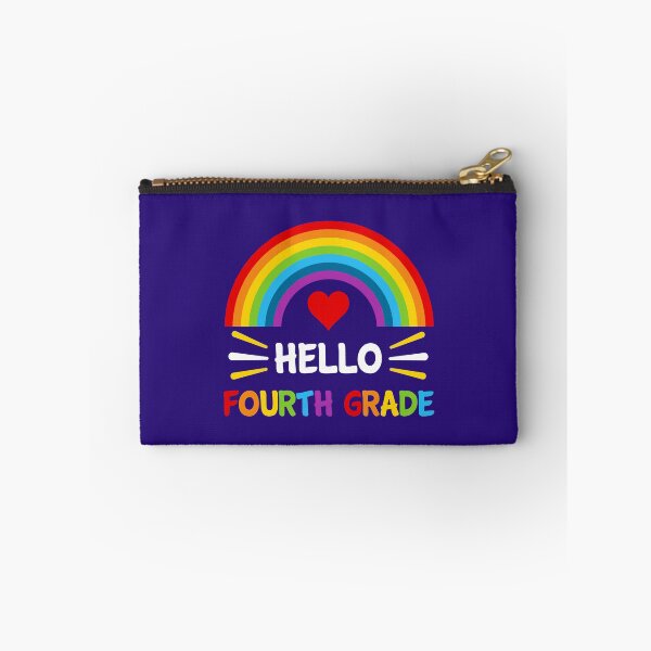 Item preview, Hello Fourth Grade Student Teacher Back To School Rainbow  designed and sold by StudioTina.