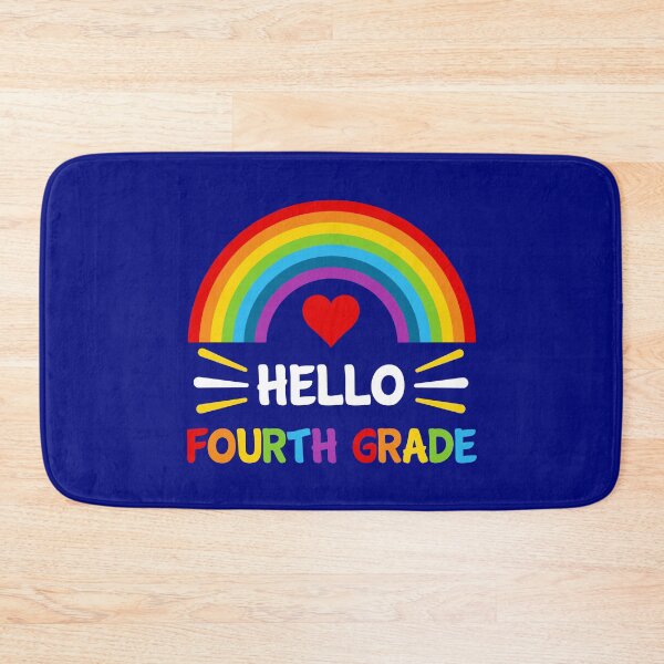 Item preview, Hello Fourth Grade Student Teacher Back To School Rainbow  designed and sold by StudioTina.