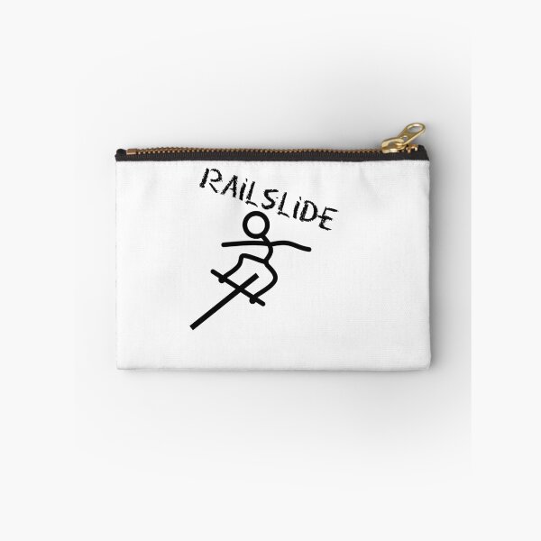 Item preview, Stick Figure Skater On Their Board Doing A Railslide designed and sold by TastySpace.