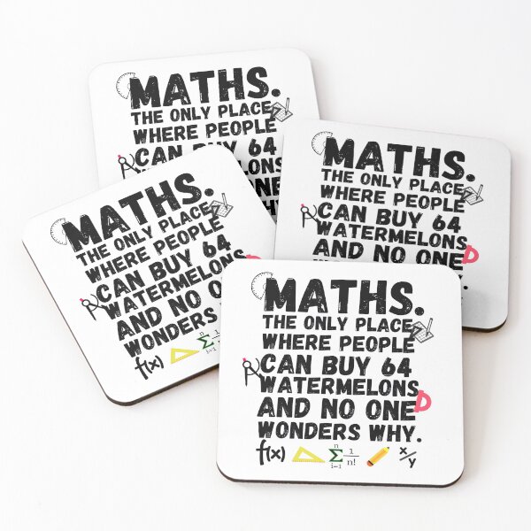 Item preview, math the only place where people buy 64 watermelons and no one wonders why. designed and sold by ronaldsonou.