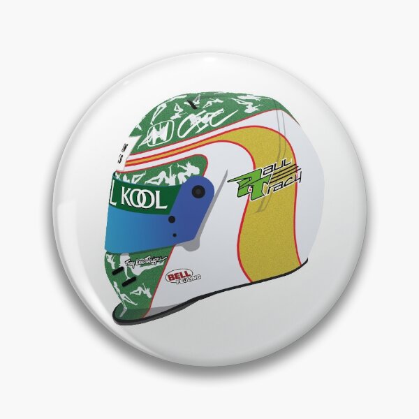 Item preview, Paul Tracy (2002) Houston 'girlie' helmet designed and sold by MotorsportMerch.